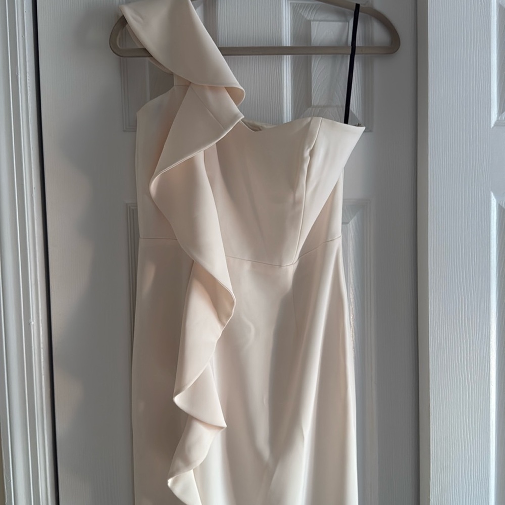 Laundry ivory cream formal evening dresss